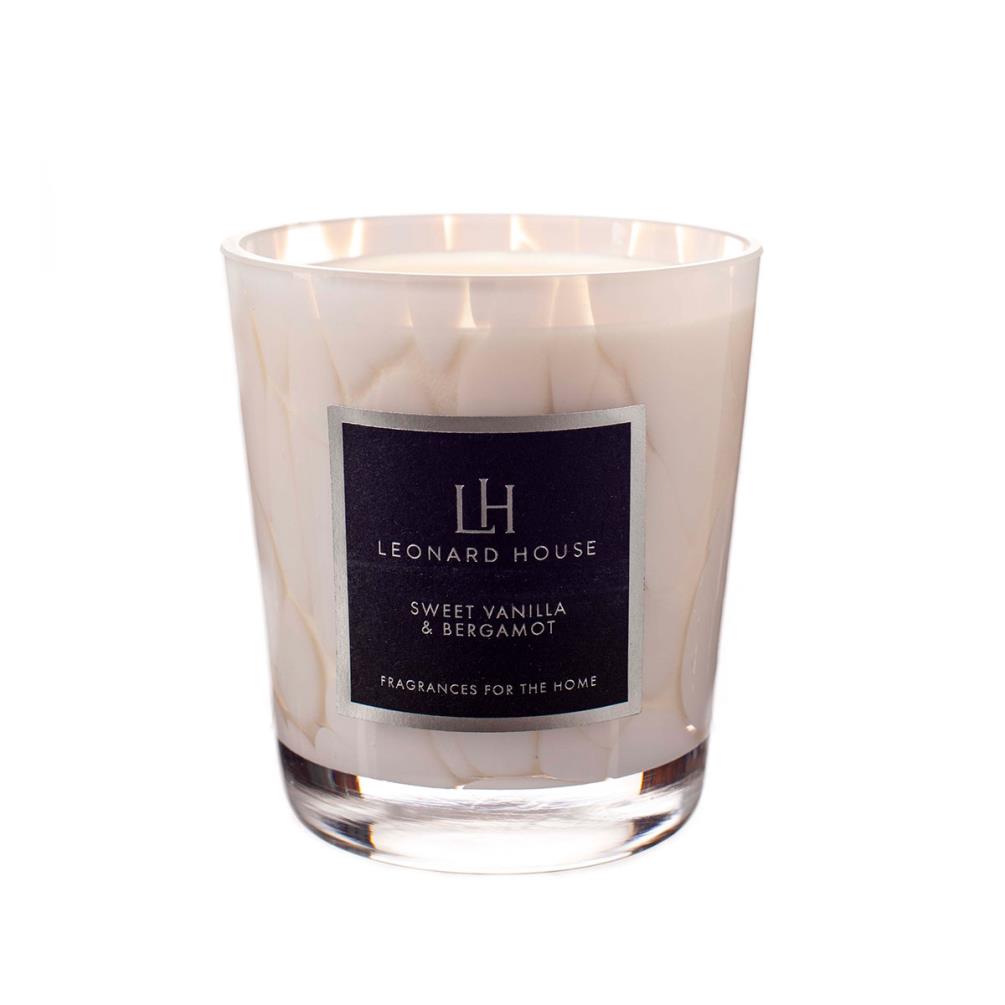 Amelia Art Glass Sweet Vanilla & Bergamot Tumbler Candle £23.84